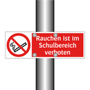 Rauchen ist im Schulbereich verboten