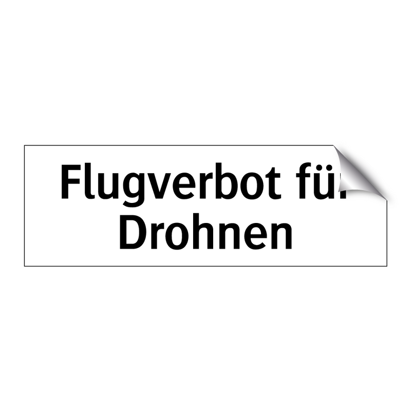 Flugverbot für Drohnen