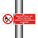 Rauchen, Feuer und offene Flammen verboten! Funkenbildung vermeiden