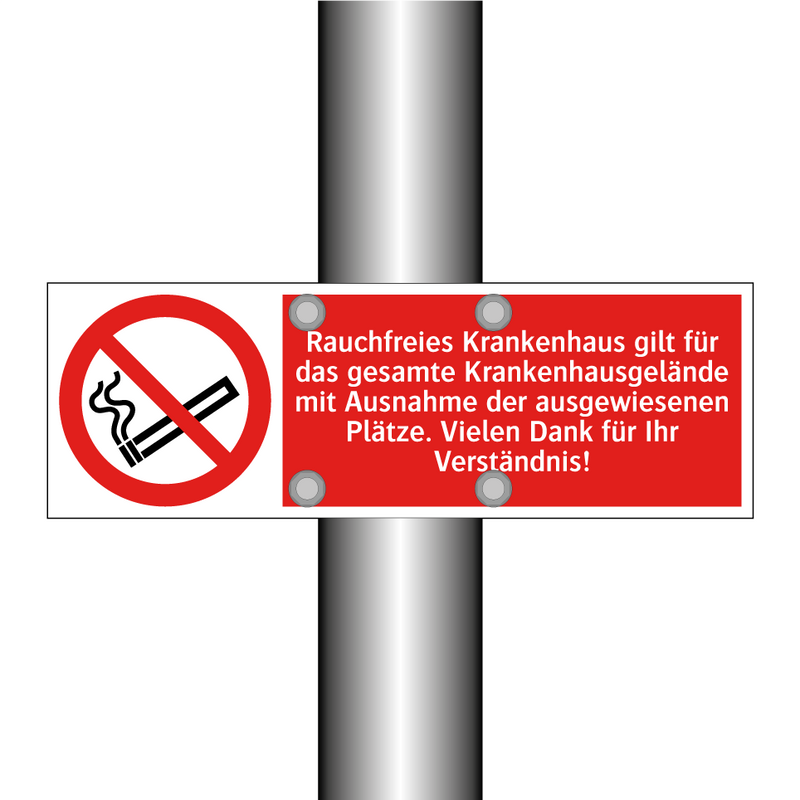 Rauchfreies Krankenhaus gilt für das gesamte Krankenhausgelände mit Ausnahme der ausgewiesenen Plätze. Vielen Dank für Ihr Verständnis!