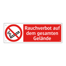 Rauchverbot auf dem gesamten Gelände