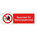 Reserviert für Wartungspersonal