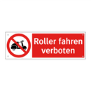 Roller fahren verboten