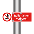 Rollerfahren verboten