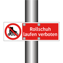 Rollschuh laufen verboten