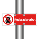 Rucksackverbot