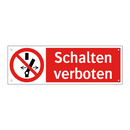 Schalten verboten