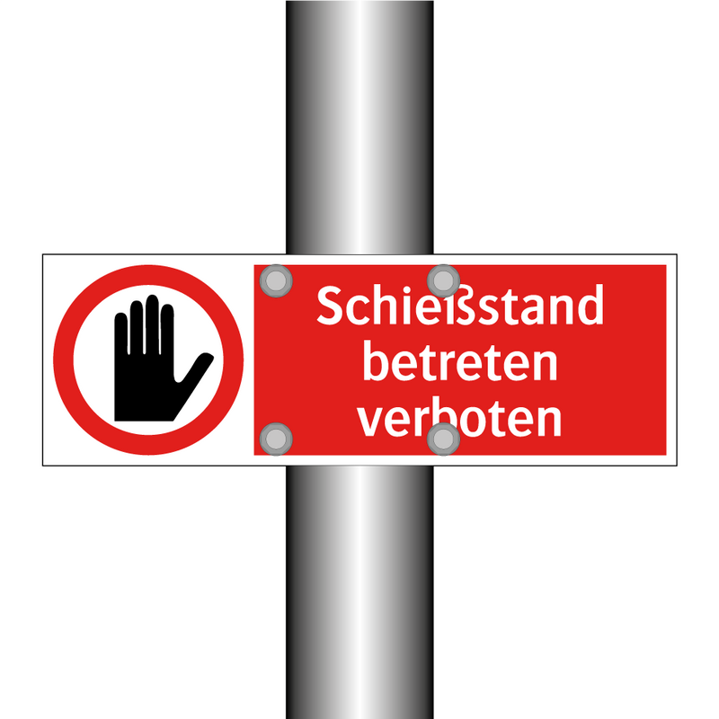 Schießstand betreten verboten