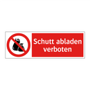 Schutt abladen verboten