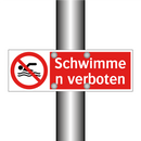 Schwimmen verboten