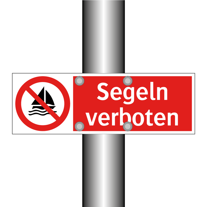 Segeln verboten
