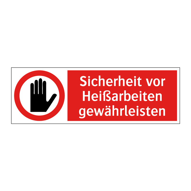 Sicherheit vor Heißarbeiten gewährleisten