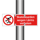 Skateboarden wegen Lärms verboten