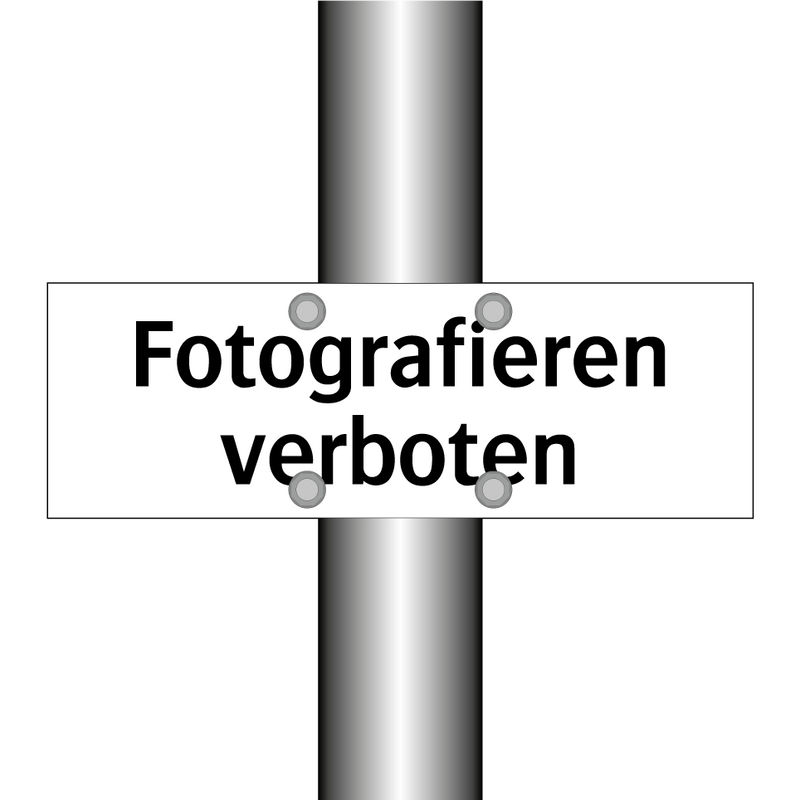 Fotografieren verboten