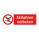 Skifahren verboten