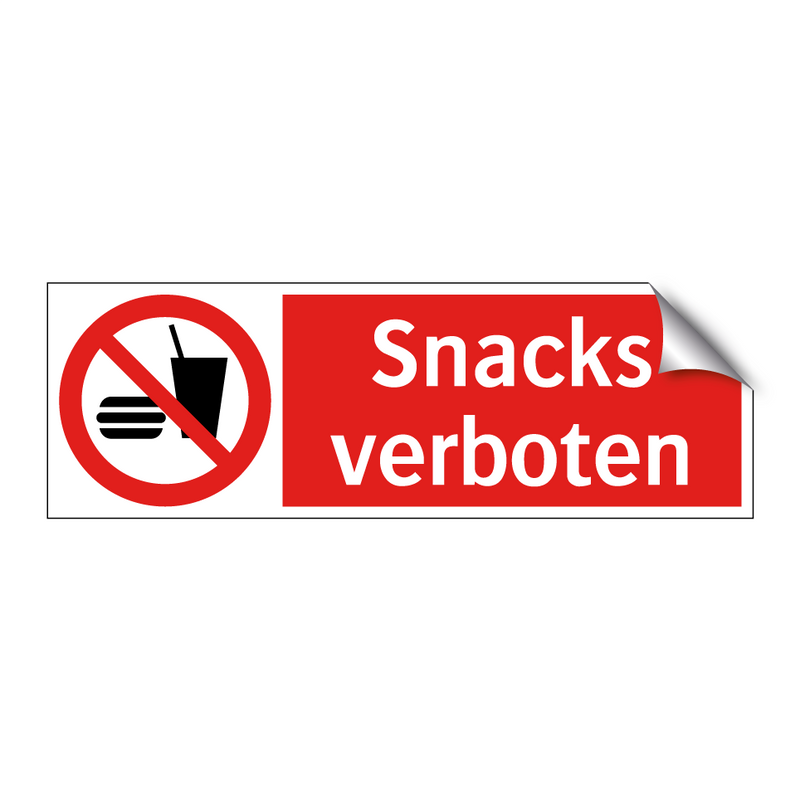 Snacks verboten