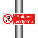 Spielen verboten