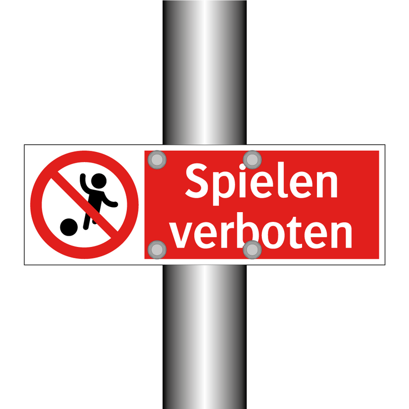 Spielen verboten