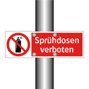 Sprühdosen verboten