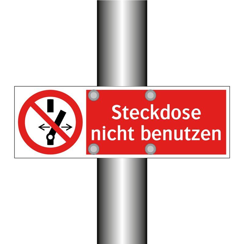 Steckdose nicht benutzen