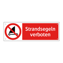 Strandsegeln verboten