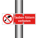 Tauben füttern verboten