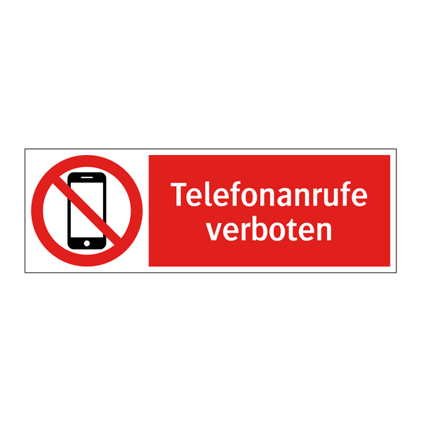 Telefonanrufe verboten