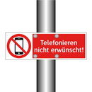 Telefonieren nicht erwünscht!