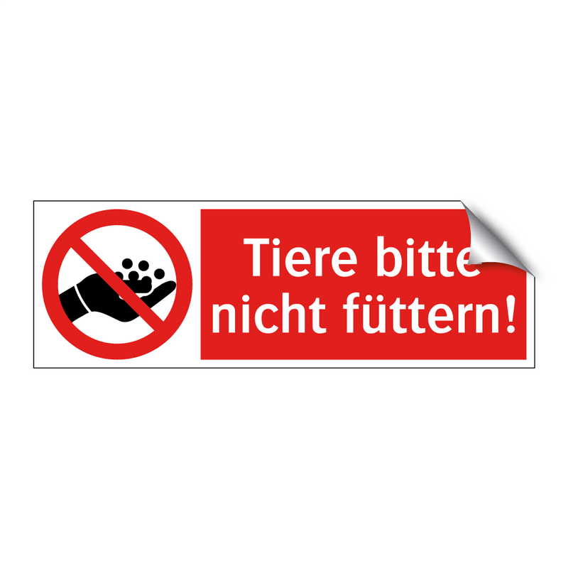 Tiere bitte nicht füttern!