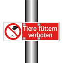 Tiere füttern verboten