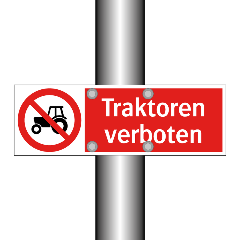 Traktoren verboten
