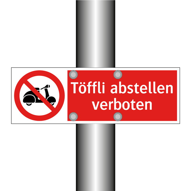 Töffli abstellen verboten