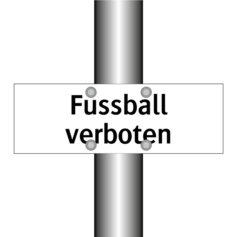 Fussball verboten