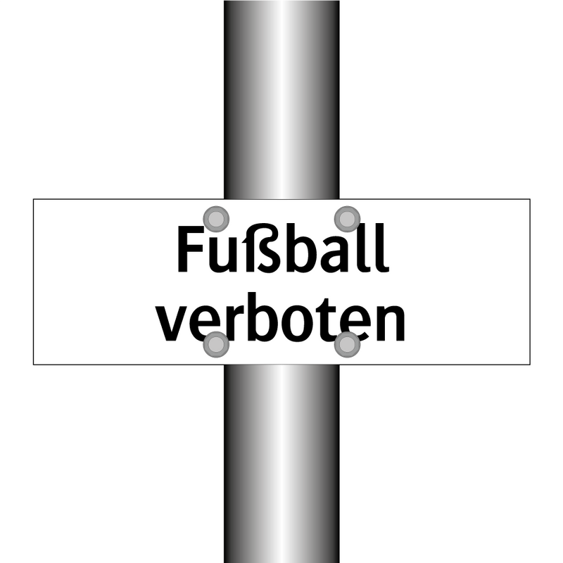 Fußball verboten