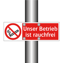 Unser Betrieb ist rauchfrei