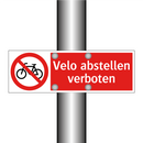 Velo abstellen verboten