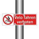 Velo fahren verboten
