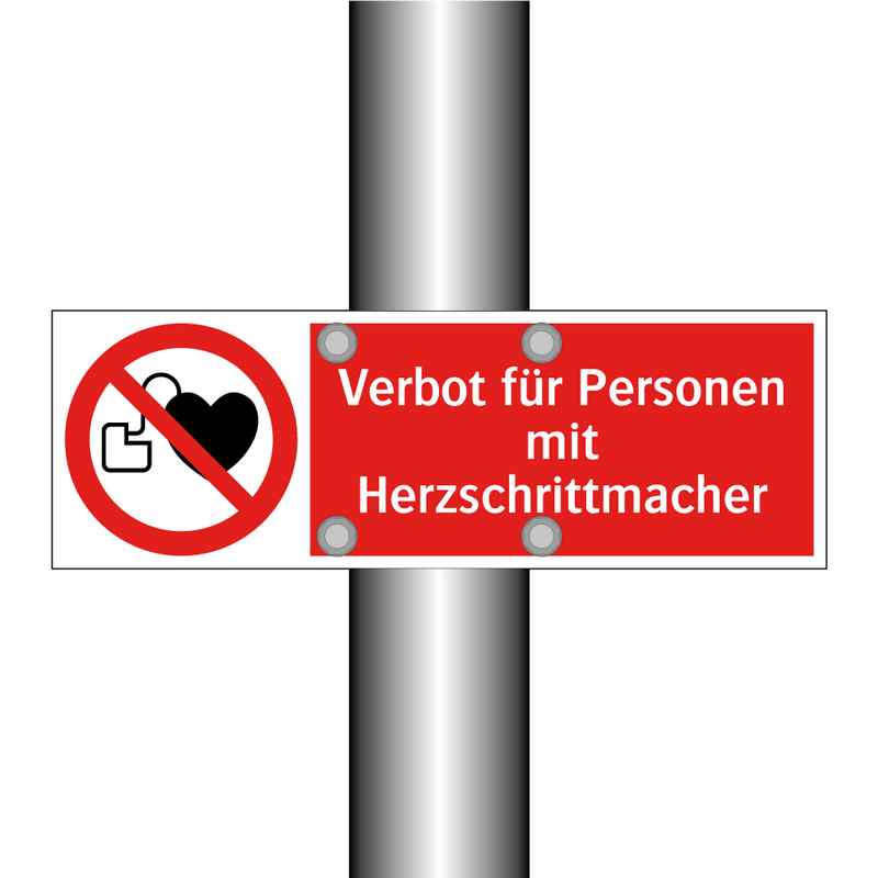 Verbot für Personen mit Herzschrittmacher