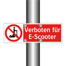 Verboten für E-Scooter
