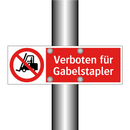 Verboten für Gabelstapler