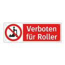 Verboten für Roller