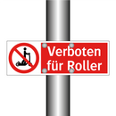 Verboten für Roller