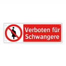 Verboten für Schwangere