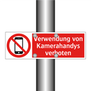 Verwendung von Kamerahandys verboten