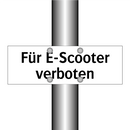 Für E-Scooter verboten