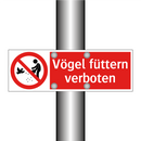 Vögel füttern verboten