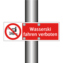 Wasserski fahren verboten