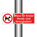 Wiese für Kinder Hunde sind fernzuhalten!