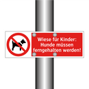 Wiese für Kinder: Hunde müssen ferngehalten werden!