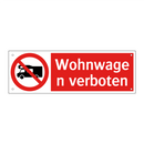Wohnwagen verboten